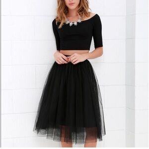 Isaac Mizrahi Black A-Line Skirt